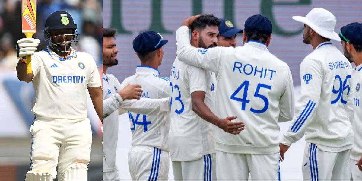 Sarfaraz Khan , KL Rahul , Shreyas Iyer , Rajat Patidar, Team India