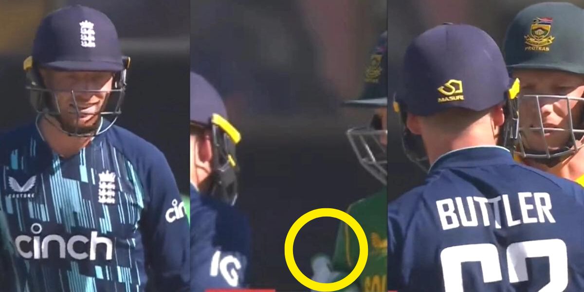 VIDEO: जोस बटलर और रासी वैन डर दुसें के बीच हुई तीखी नोक-झोंक, गुस्से में इंग्लिश कप्तान ने दे मारा...