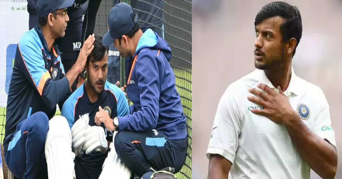 Mayank Agarwal के साथ 98 रन बनाने के बाद LIVE मैच में हुई अनहोनी, किसी दुश्मन के साथ भी ना हो ऐसा