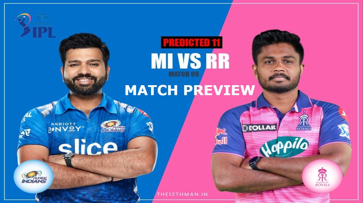 MI vs RR Match Preview, Playing XI, Pitch Report, Weather, head to head IPL