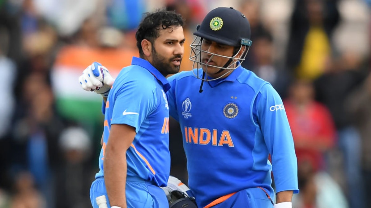 MS Dhoni and Rohit Sharma