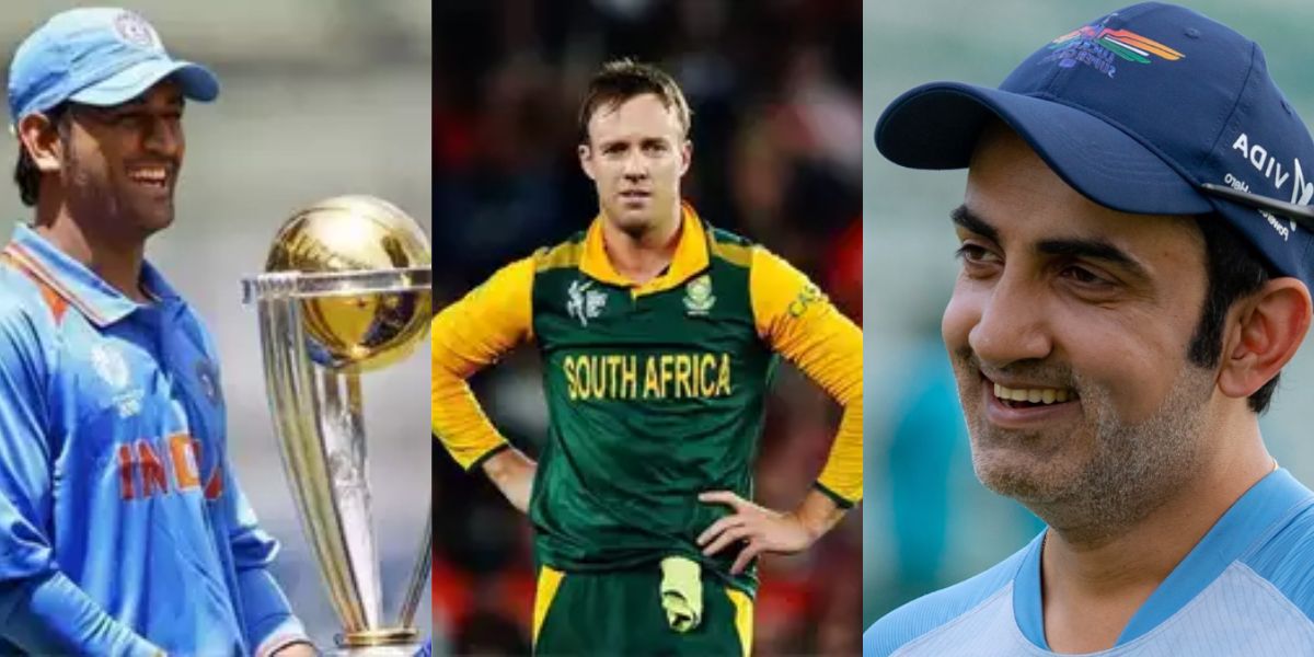 "धोनी ने वर्ल्ड कप नहीं जीता", गौतम गंभीर की जुबान बोलने लगे AB De Villiers, माही के खिलाफ उगला जहर