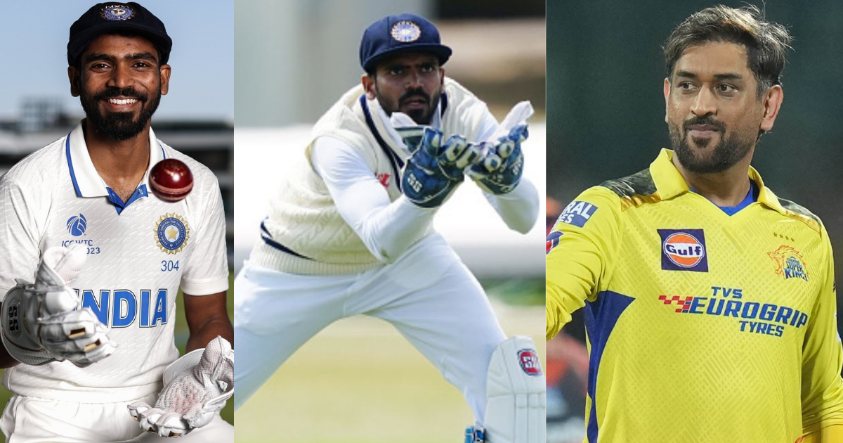 MS Dhoni gave special wicket-keeping tips to KS Bharat
