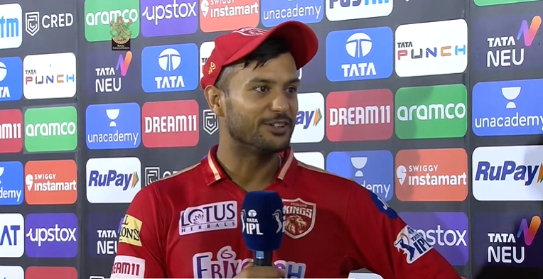 Mayank Agrawal SRH vs PBKS Post Match No 70