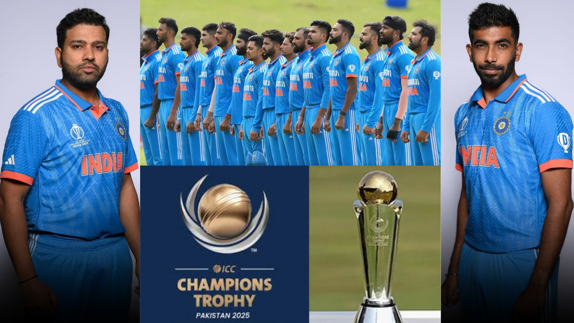 चैंपियंस ट्रॉफी 2025 के लिए 15 सदस्यीय Team India का हुआ ऐलान, चोटिल होने के बाद भी बुमराह को मिली ज...