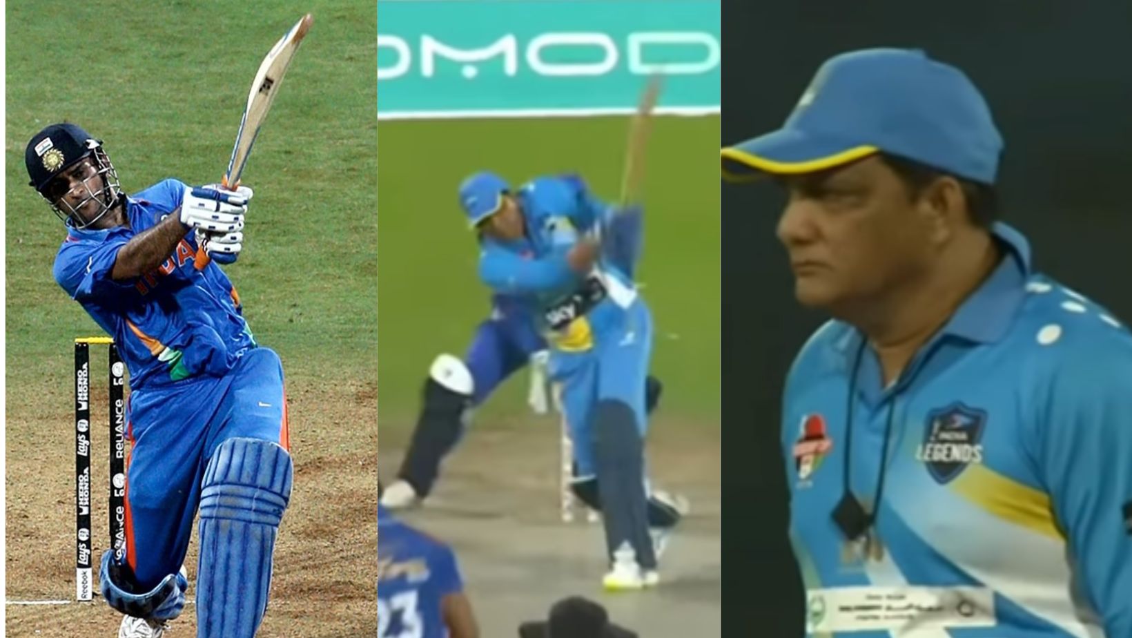 60 की उम्र में Mohammad Azharuddin ने दिखाए 18 वाले तेवर, धोनी स्टाइल में लगाया हेलिकॉप्टर SIX, VIDE...