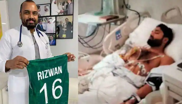 Mohammad Rizwan and doctor
