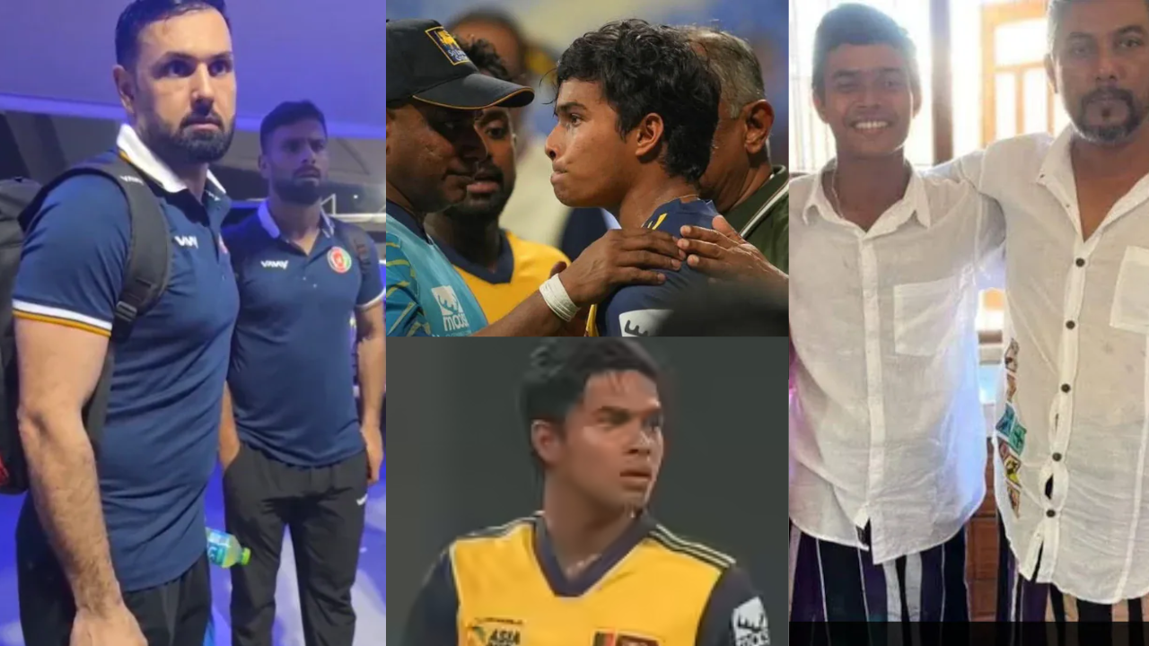 mohammad nabi Was Shocked By The Demise Of Dunith Vellalage S Father Expressed His Grief Like This VIDEO Went Viral