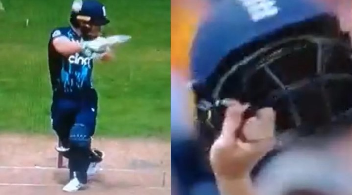 Mohammed Siraj Hit Joss Buttler Helmet