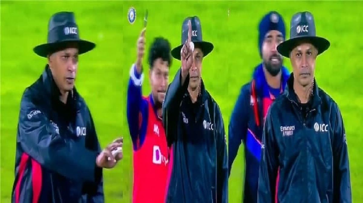Mohammed siraj kuldeep yadav fun with umpire in 2nd T20-VIDEO