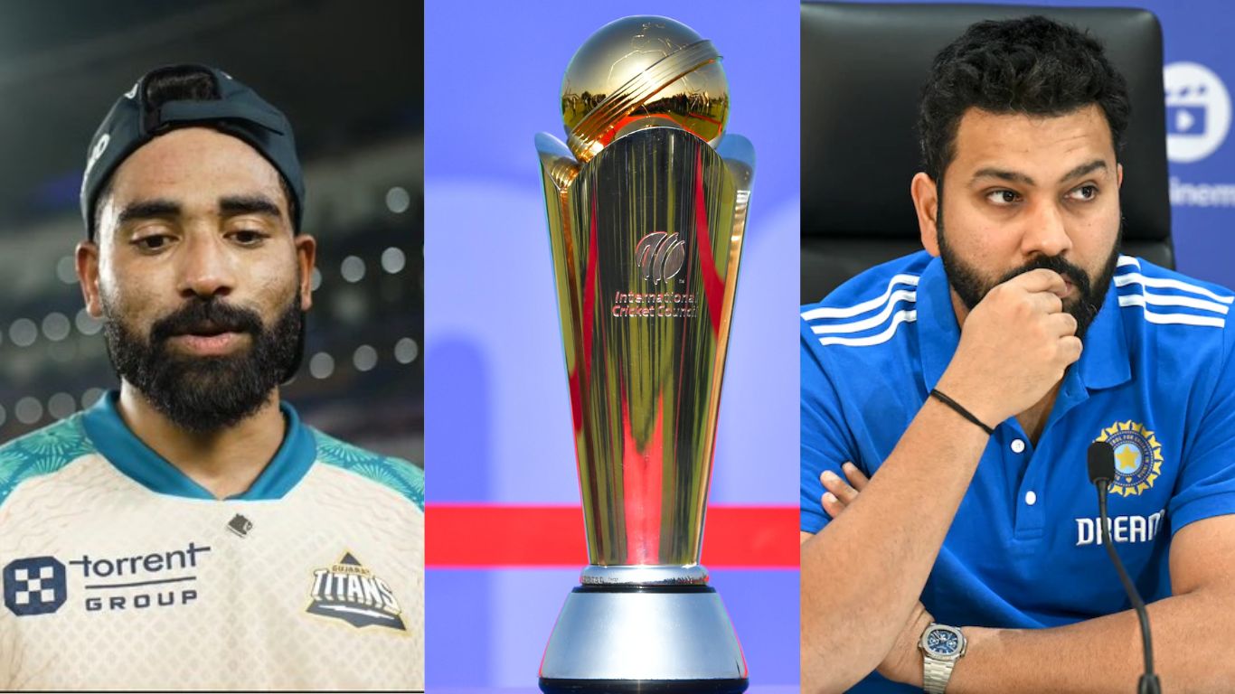 mohammed siraj, rohit sharma, champions trophy 2025, Team India