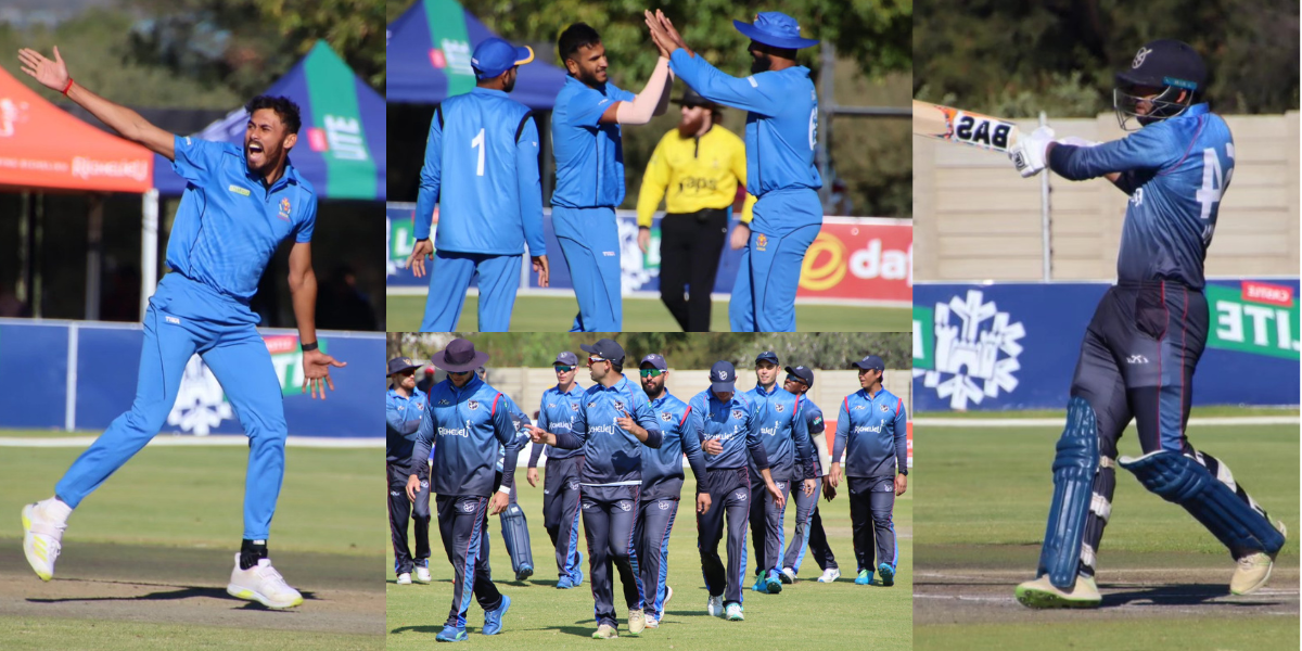 NAM vs KAR Namibia Beat Karnakatka by 5 wickets in 5th ODI
