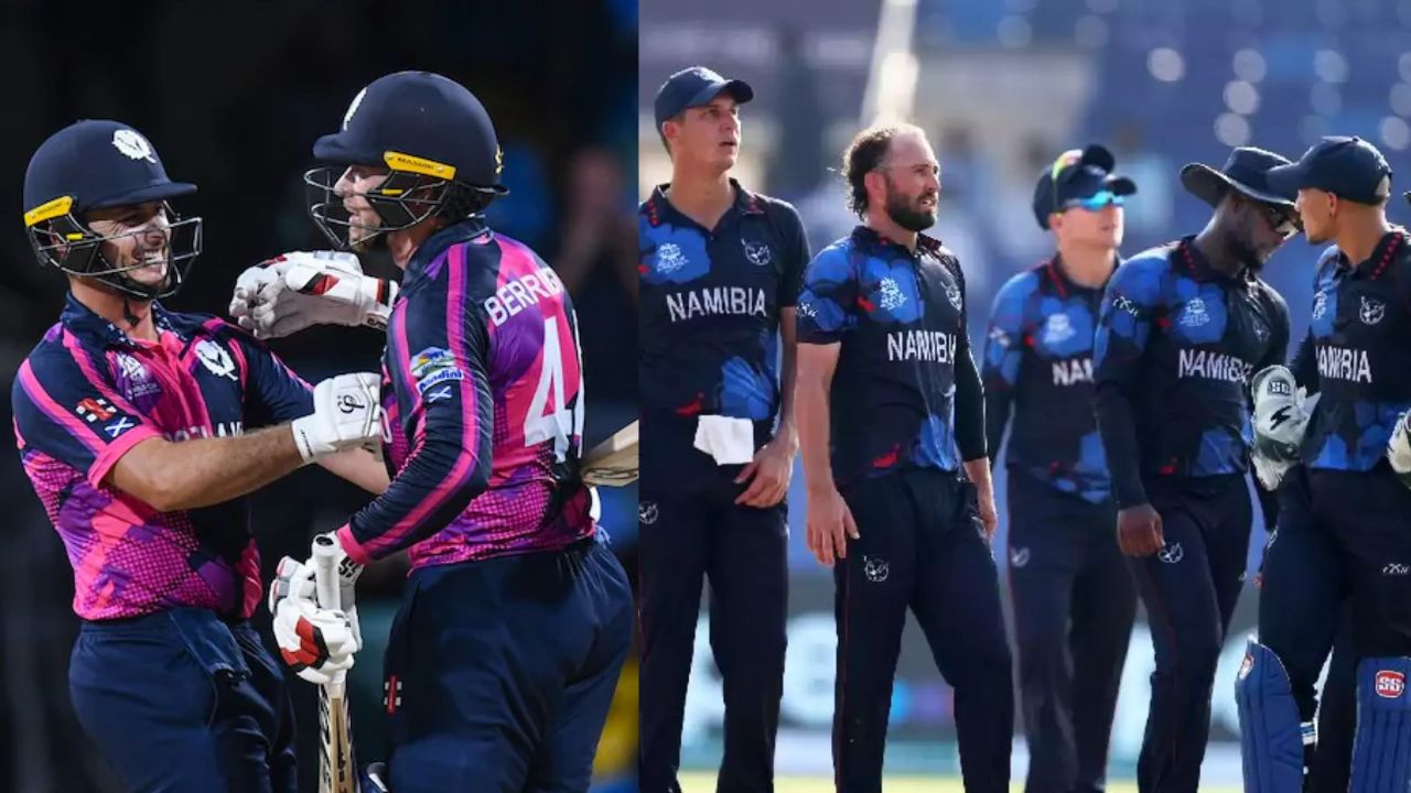 NAM vs SCO: स्कॉटलैंड ने नामीबिया के अरमानों पर फेरा पानी, एक साझेदारी ने पल्टा मैच, कप्तान ने लगाया...