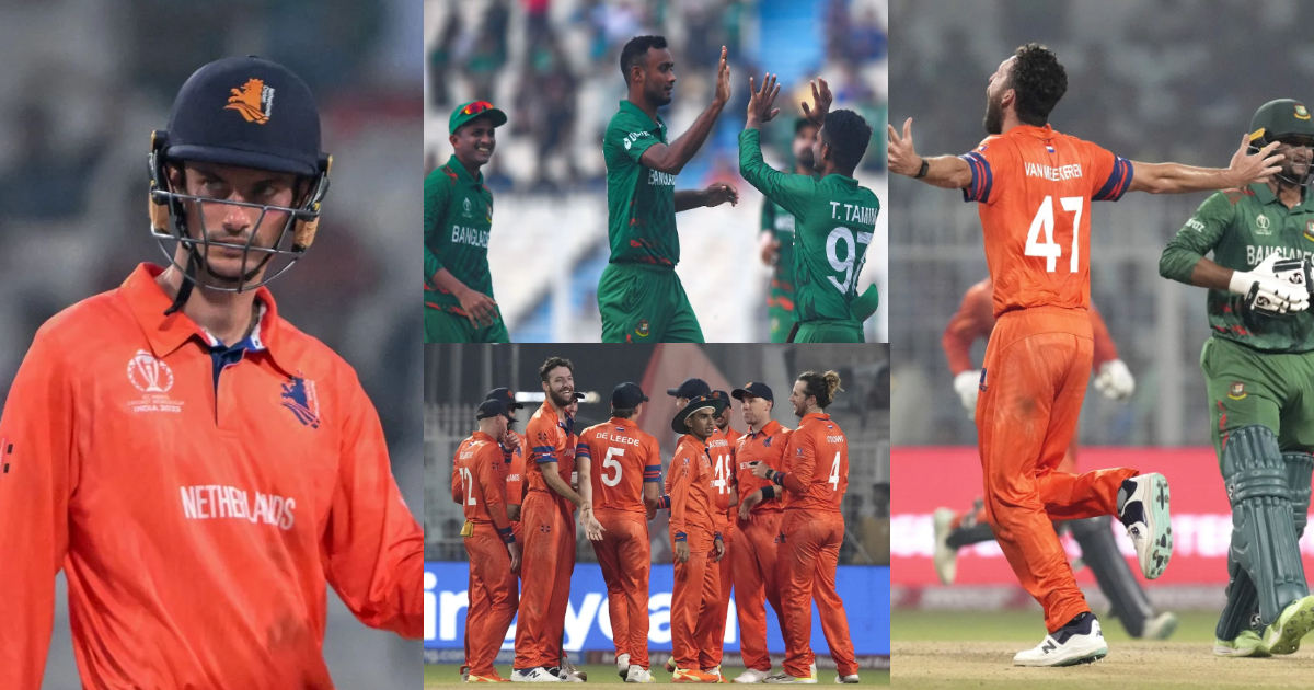 NED vs BAN Highlights: 14वें रैंक की टीम ने 3 घंटे शाकिब की सेना को करवाया नागिन डांस, 1-1 रन को तरस...
