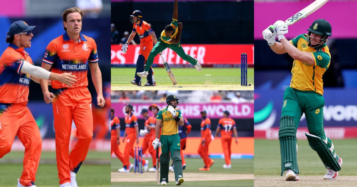 NED vs SA: डेविड मिलर ने बचाई डूबती नांव, नीदरलैंड्स के खिलाफ 104 रन बनाने में फूले अफ्रीका के हाथ-प...