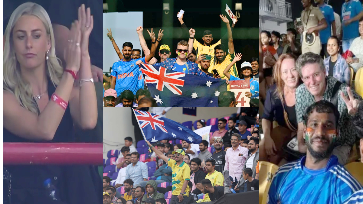 NZ vs AUS: धर्मशाला में ऑस्ट्रेलियाई फैंस ने लूटी महफील, स्टेडियम में जमकर लगाए 'भारत माता की जय' के...