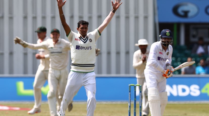 Navdeep Saini In Practice Match LEIC vs IND