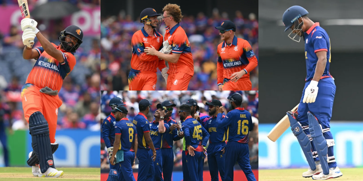 Netherlands beat nepal by 6 wickets in ire-vs-nep t20 world cup 2024 match 7