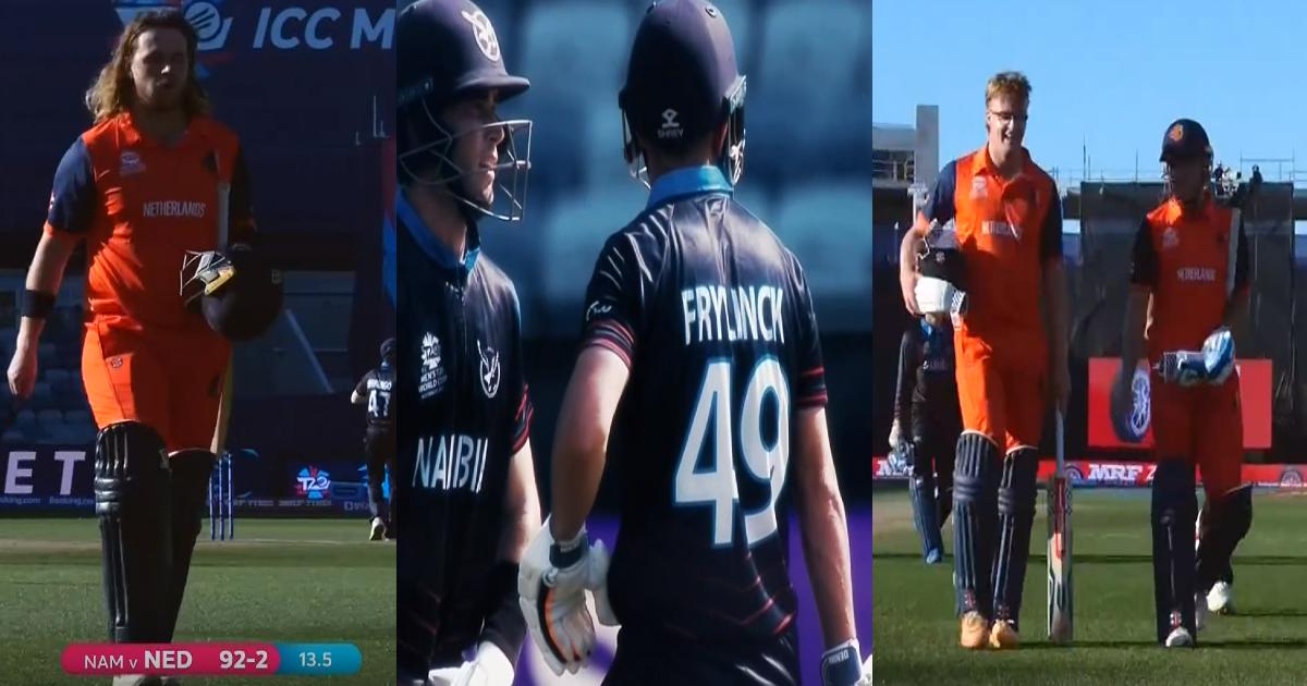 Netherlands won by 5 wickets namibia in t20 world cup 2022