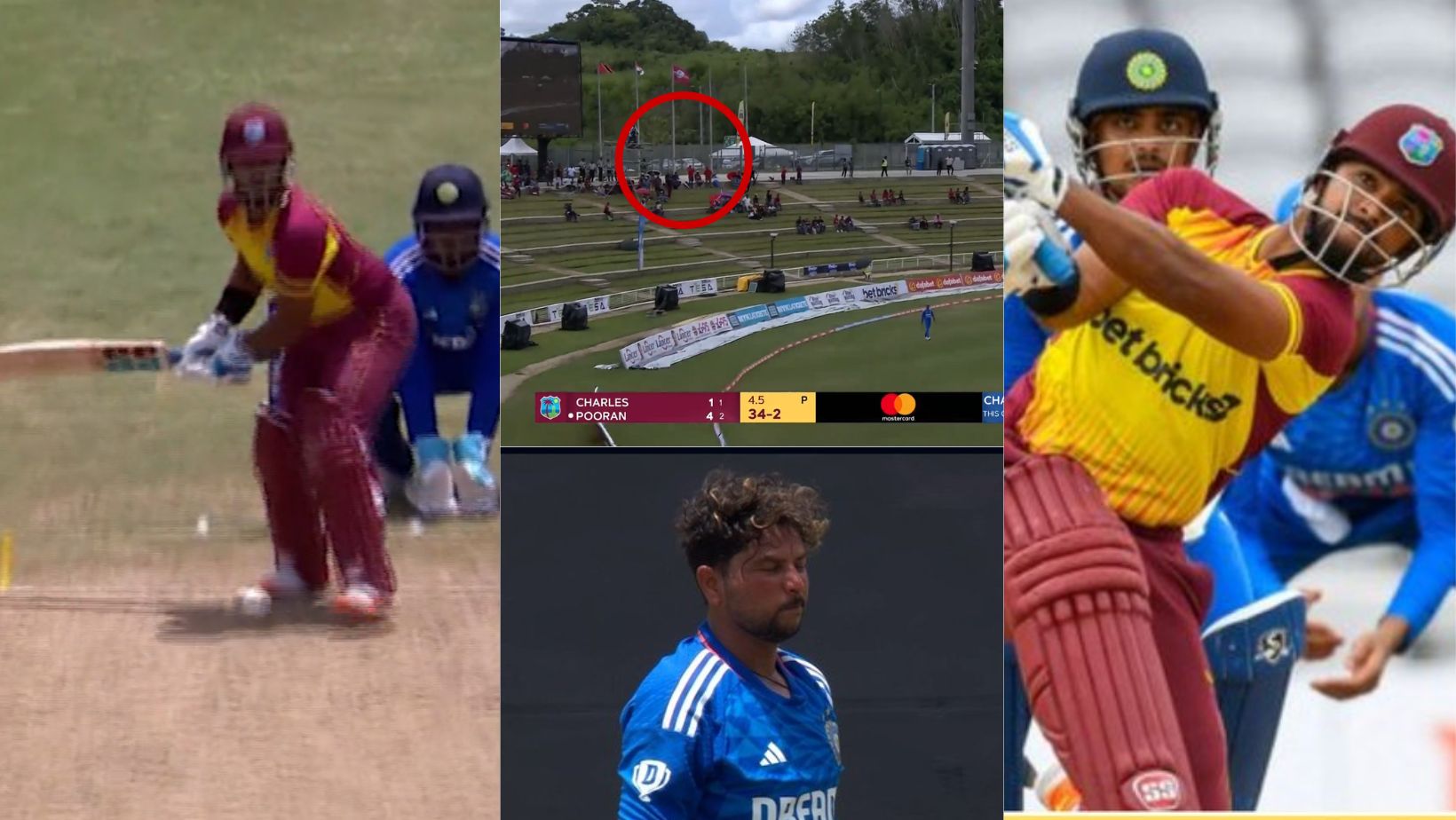 VIDEO: Nicholas Pooran ने भारतीय गेंदबाजों के साथ किया खिलवाड़, LIVE मैच में लेफ्टी से राइटी बनकर जड़ा...
