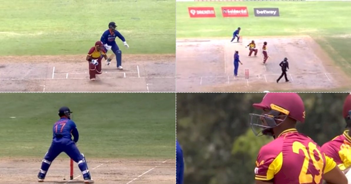 Nicholas Pooran Run Out WI vs IND 4th T20