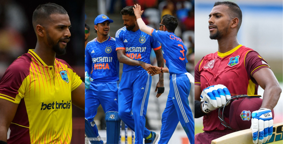 Nicholas Pooran fined for breaching icc code of conduct in ind vs wi 2nd t20