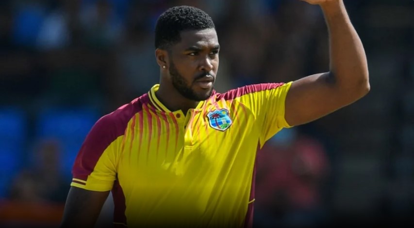 Obed McCoy WI vs IND 2nd T20