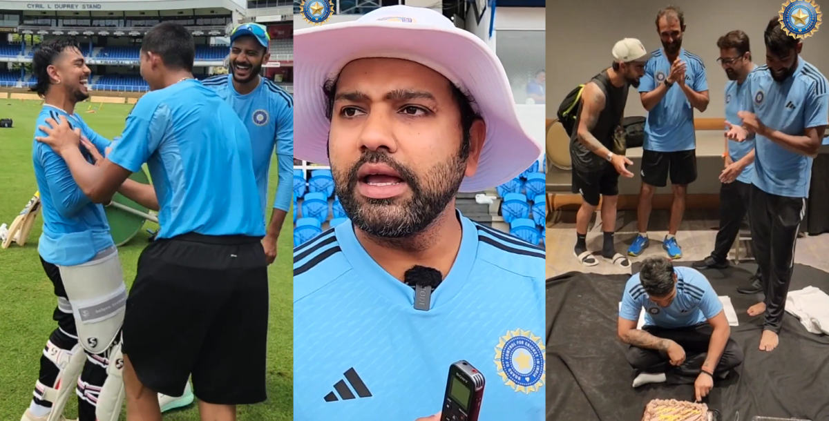 On Ishan Kishan birthday Rohit Sharma asked for a birthday gift from him video went viral
