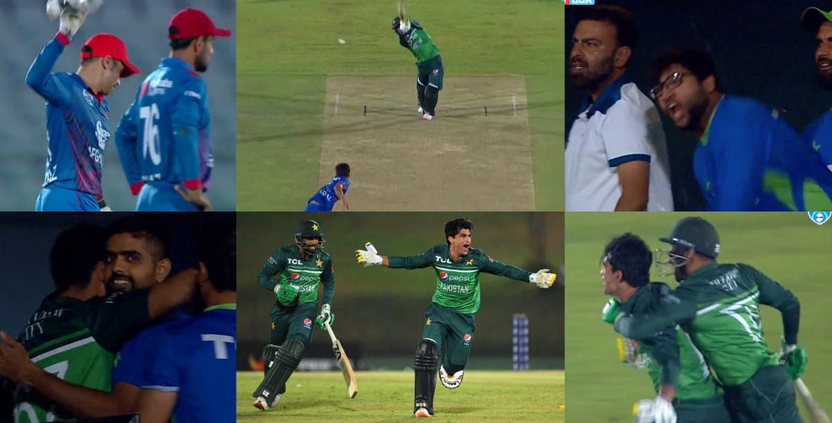 PAK vs AFG - VIDEO: नसीम ने फेंका बल्ला, तो इमाम ने दी गंदी-गंदी गालियां, अफगानिस्तान को हराकर पाकिस...