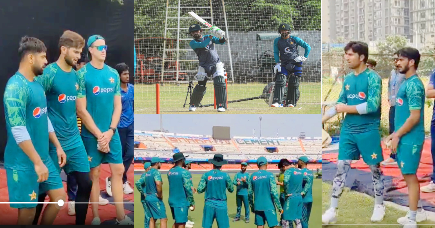 VIDEO: पाकिस्तान टीम ने भारत में शुरू की World Cup 2023 की तैयारी, बाबर ने लगाई छक्के-चौकों की झड़ी