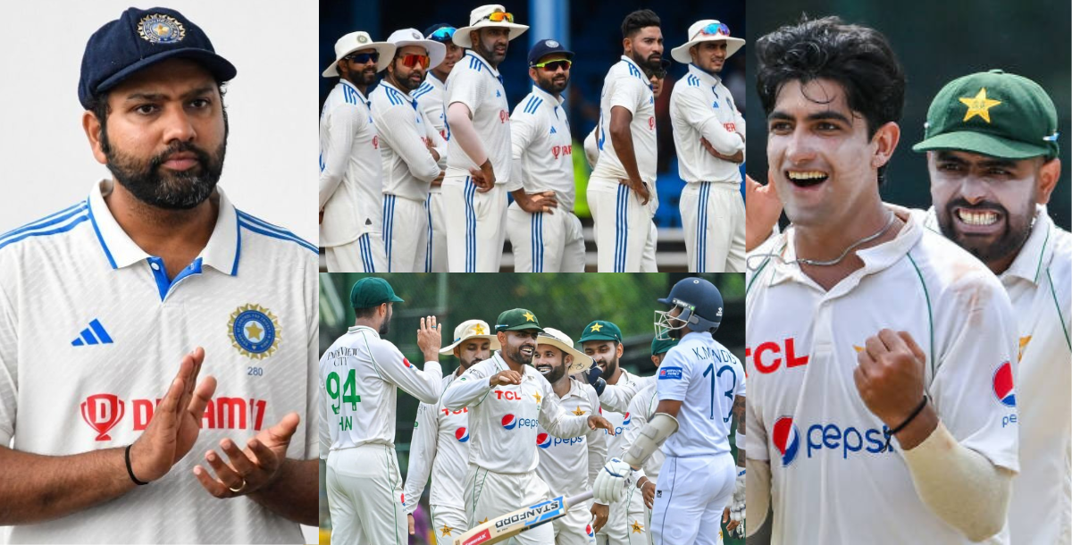 Pakistan team becomes number-1 in WTC Points Table Team India suffers loss after Test draw