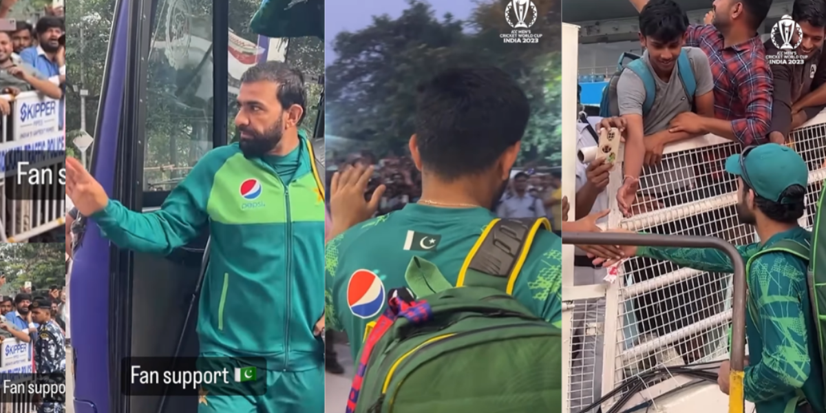 Pakistan team got a warm welcome in Kolkata video viral