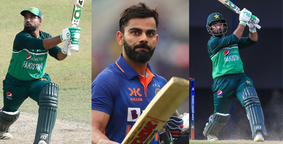 Pakistani batsman Tayyab Tahir hit century like virat kohli in asia cup 2023 final