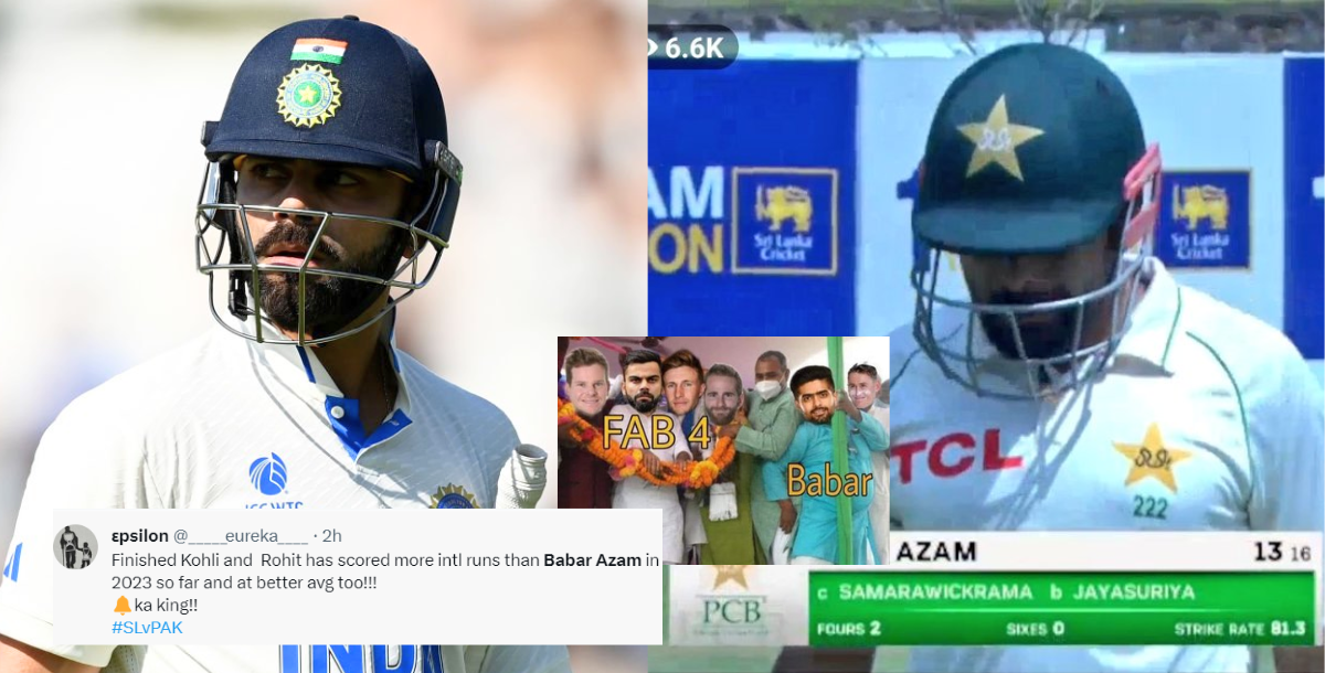Pakistani fans clashed with Indians trolling Babar Azam, a big fight broke out over Virat Kohli