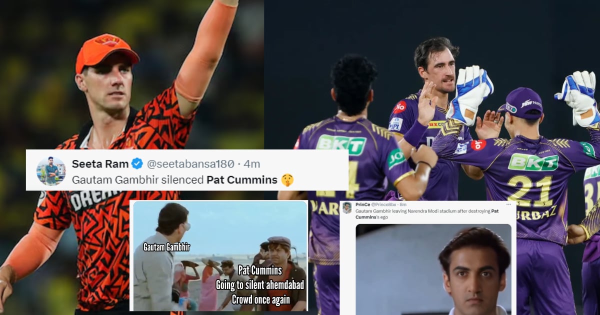 "अहमदाबाद में Pat Cummins को चुप कराने का घमंड", KKR ने नरेंद्र मोदी स्टेडियम में SRH को रौंदा, तो ह...