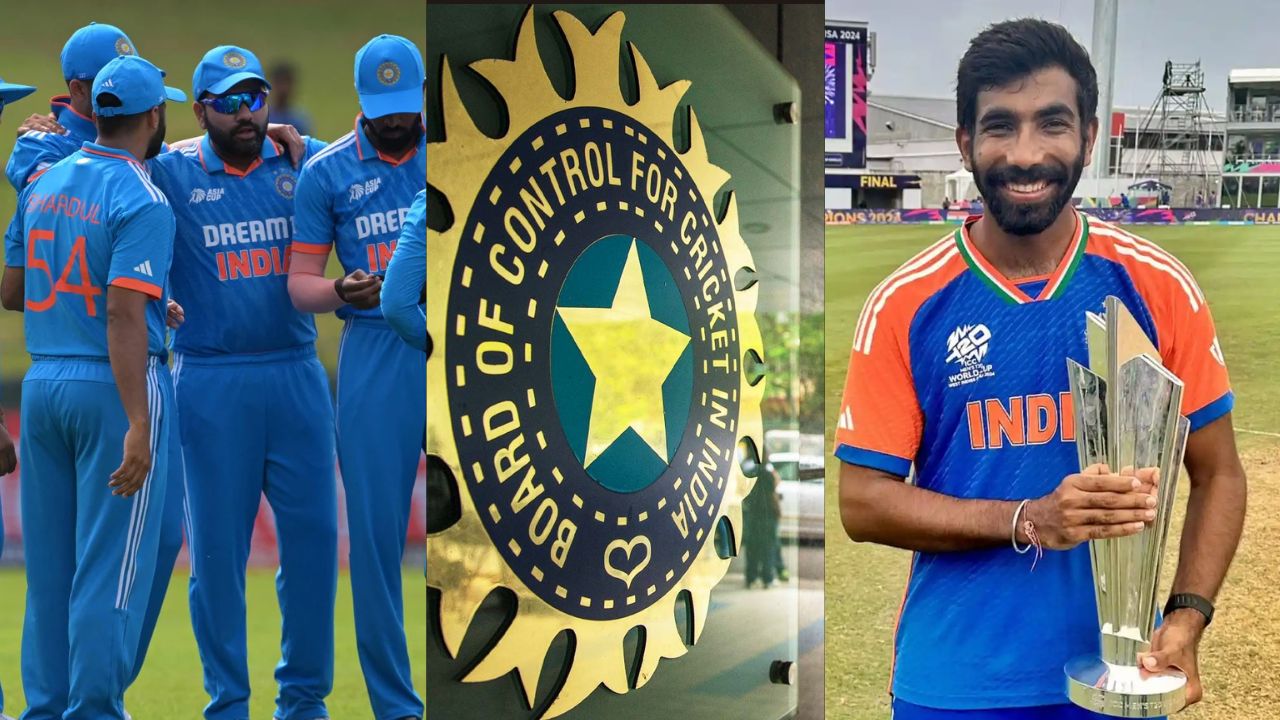 Rohit With Kohli & Bumrah ODI
