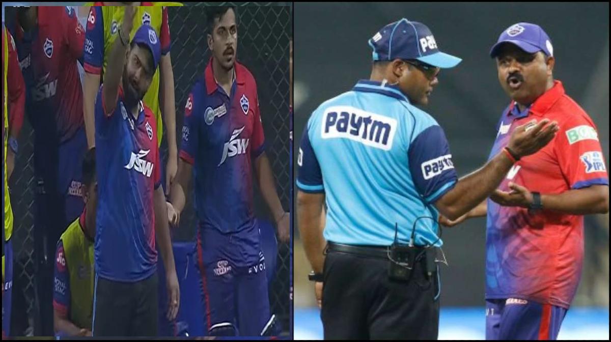 Pravin Amre has been banned for 1 match,Rishabh Pant has been fined 100% of match fees