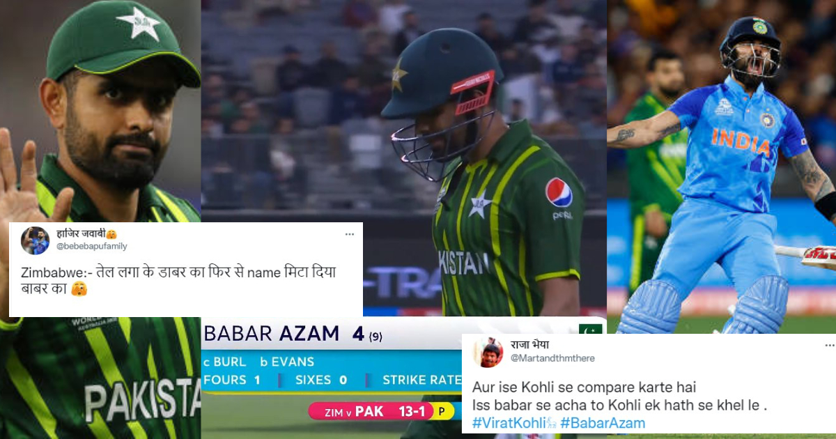 Babar Azam Trolled vs ZIM