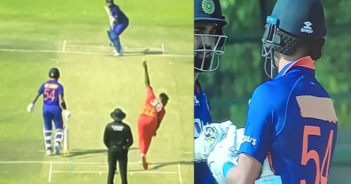 Shikhar Dhawan Wear Shardul Thakur Jersey - ZIM vs IND 3rd ODI