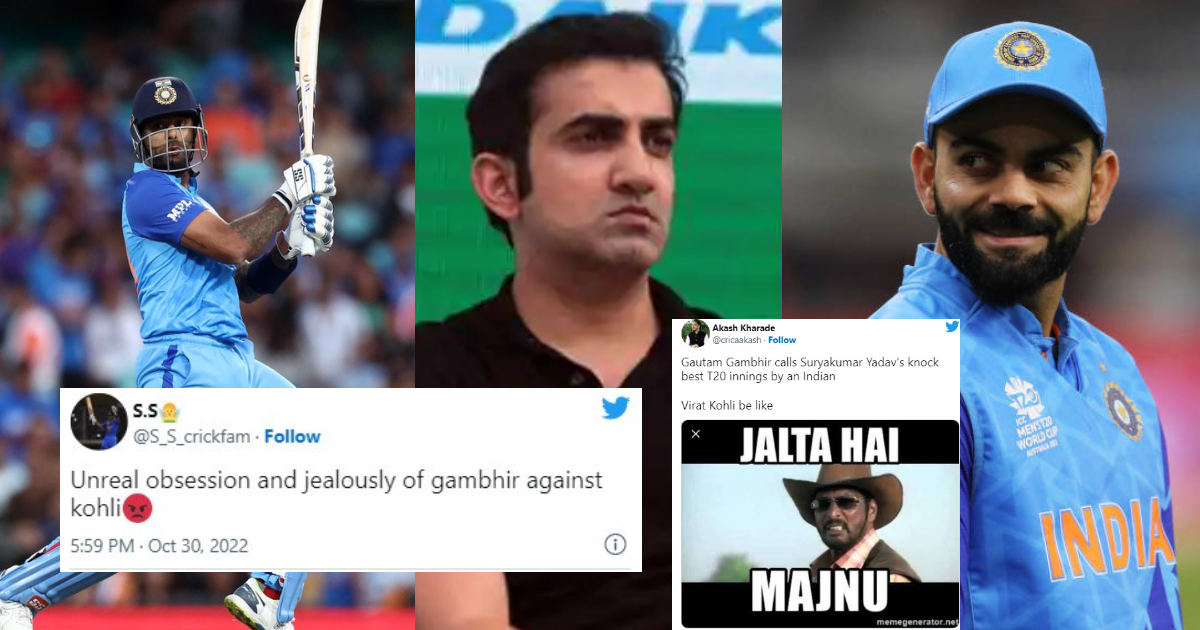 Virat Kohli Fans Slammed Gautam Gambhir