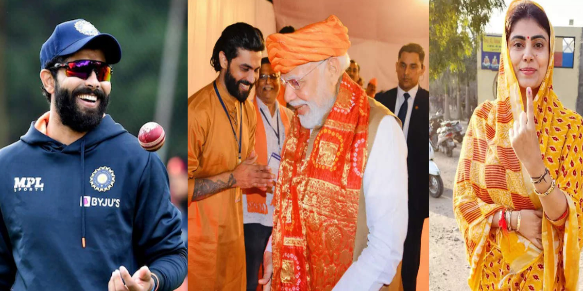 ravindra jadeja on pm modi after wife win gujrat election