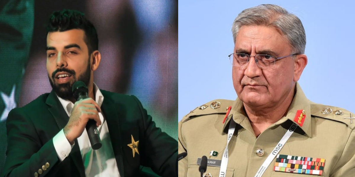 shadab khan on Qamar Javed Bajwa