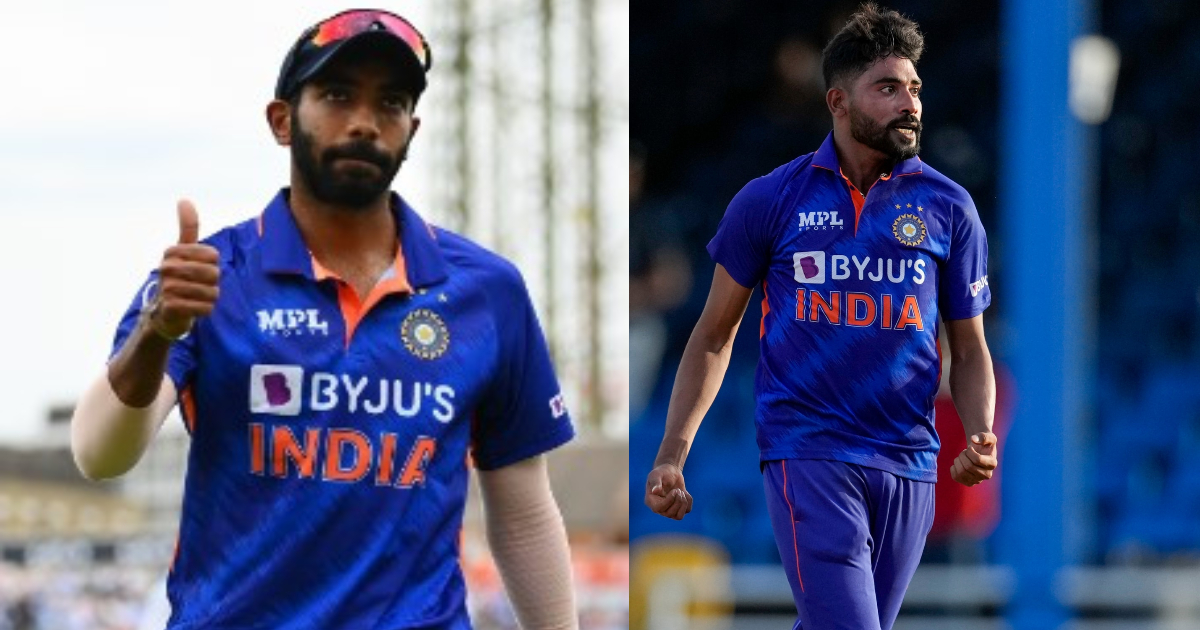 Jaspirt Bumrah and Mohammad Siraj