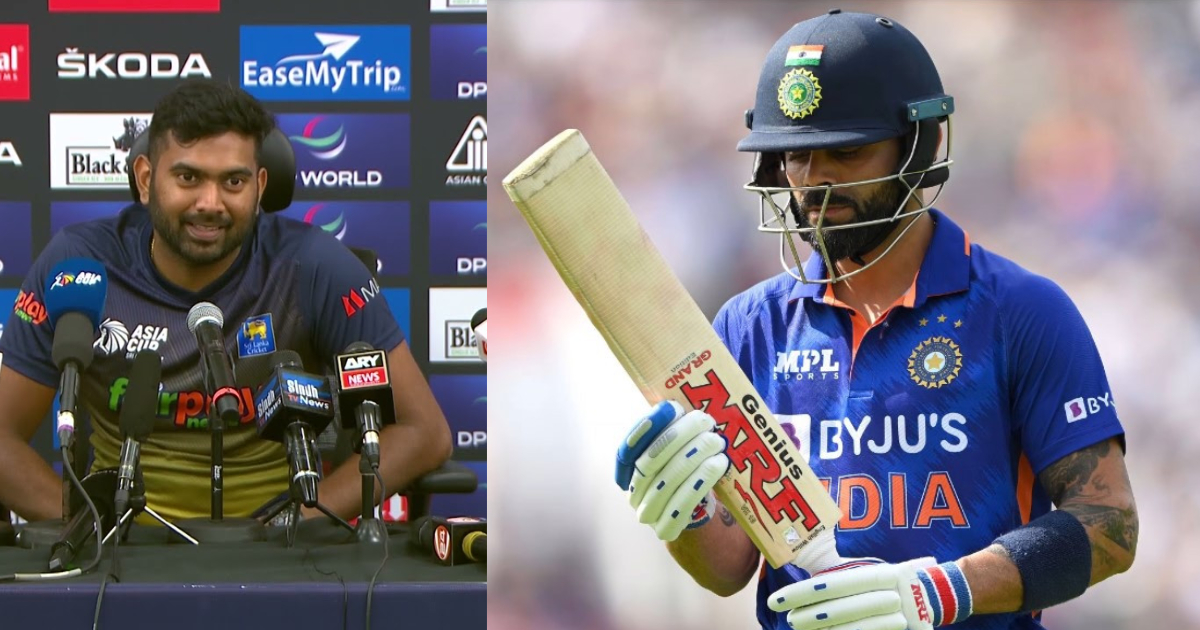 Bhanuka Rajpaksa on Virat Kohli