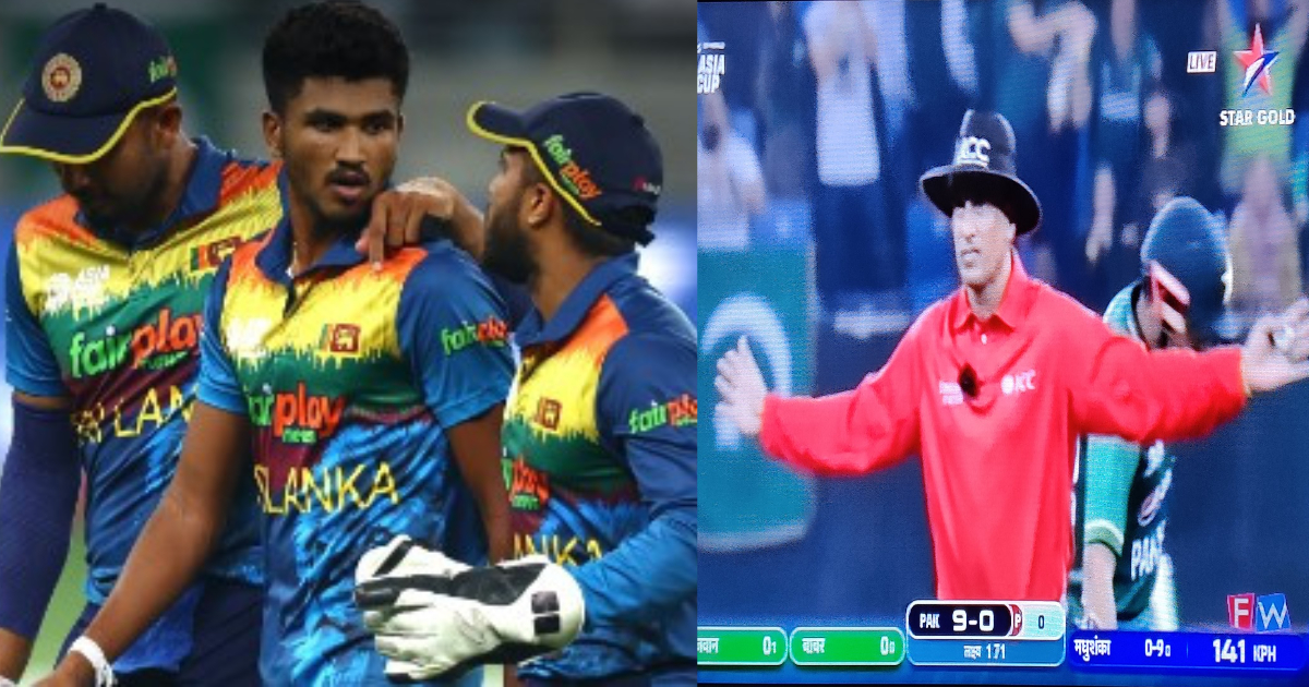 PAK vs SL - first over 12 run