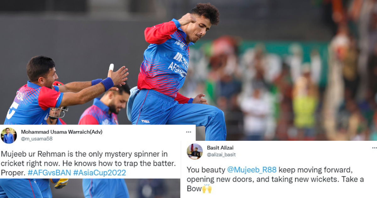 BAN vs AFG - Mujeeb Ur Rahman