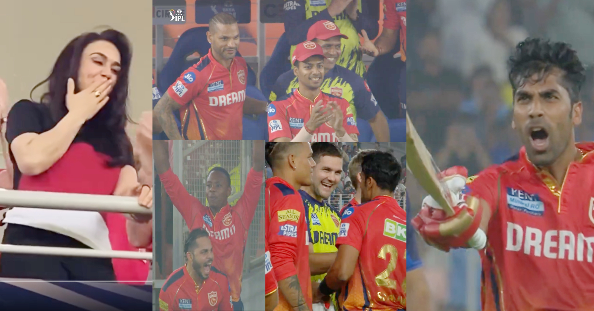 Punjab Kings celebrated after victory in gt vs pbks ipl 2024 match video went viral