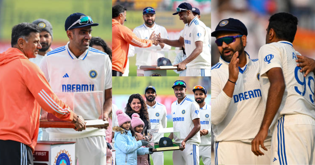R Ashwin becomes 14th Indian player to play 100 test matches, video goes viral