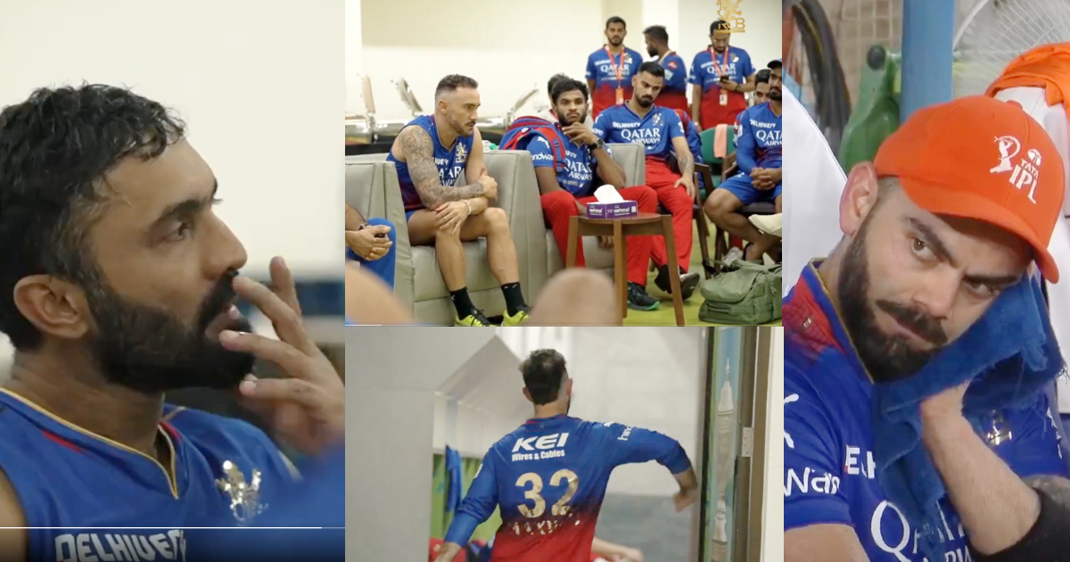 मैक्सवेल ने दरवाजा पीटा, तो विराट-फाफ-कार्तिक हुए भावुक, हार के बाद RCB ड्रेसिंग रूम में पसरा मातम,...