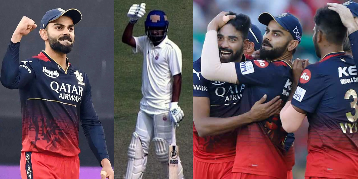 RCB के 8वें नंबर के गेंदबाज ने रणजी में बल्ले से खेली रनों की होली, सिर्फ इतनी गेंदों में फिफ्टी ठोक...